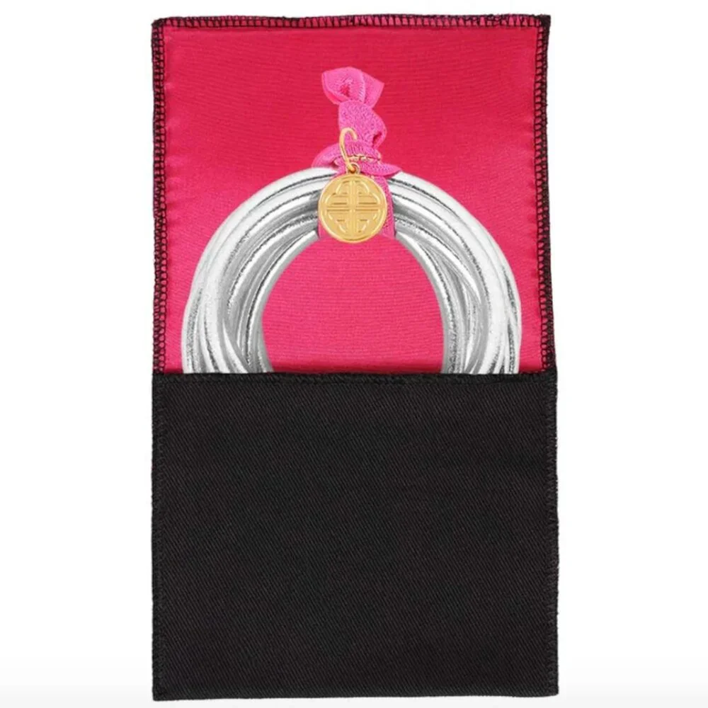 Single Silver *Budah Girl* All-Weather Bracelet - Size Medium - Picture 4 of 4